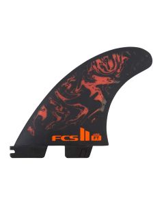 FCS Finnen FCS II FT PC Black/Red Tri Retail Fins - (co)