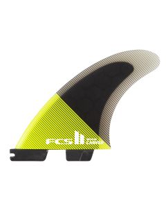 FCS Finnen II Carver PC XLarge Acid/Black Tri Retail Fins (co)