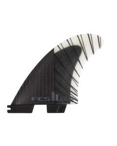 FCS Finnen II Reactor PC Carbon Medium Black/Charcoal Tri Retail Fins (co)