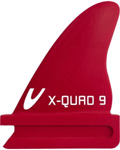 Maui Ultra Fins Windsurf Finne X-QUAD ROT SLOT