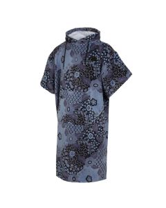 Mystic Poncho Velours AOP 450-Blue/Black 2024