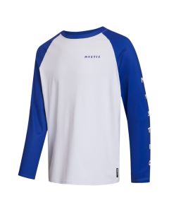 Mystic UV-Shirt Rashvest Bolt L/S Quickdry 135-White / Blue 2025