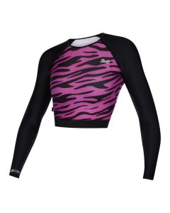 Mystic UV Shirt Diva LS Crop Tee 970-Black/Pink 2021