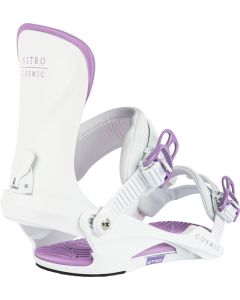 Nitro Snowboard Bindung COSMIC WHITE LAVENDER Damen 2024