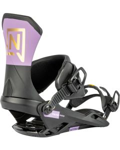 Nitro Snowboard Bindung TEAM PRO PRO PURPLE-BLACK-GOLD Damen 2024