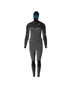 Pro Limit Neoprenanzug Oxygen TR Steamer Hooded DL FTM 6/4 Damen Langarm Black Heather/Lavender 2024