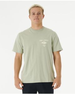 Rip Curl T-Shirt FADE OUT ICON TEE 3396-SAGE Herren 2023