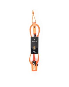 Roam Leashes Surfboard Leash Comp Orange 2024