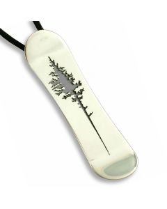 Silver+Surf Schmuck Snowboard Tree Black unisex 2024