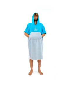 Surflogic Poncho Towel Poncho cyan/grey (co)