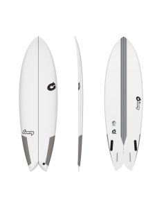 Torq Surfboard Wellenreiter TEC Fish White (co)