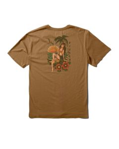 Vissla T-Shirt Lei'd Back SS PKT Tee RUB-Rubber Herren 2024