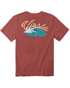 Vissla T-Shirt Radical Organic PKT Tee-RRD Rusty Red Herren 2022