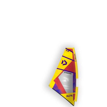 Duotone Windsurf Segel Alfa C24:red/yellow 2024 Segel 1