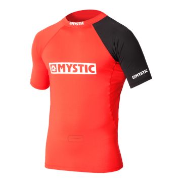 Mystic UV-Shirt Rashvest Event S/S Rashvest Chest Logo 300-Red 2024 Tops, Lycras, Rashvests 1