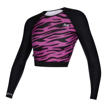 Mystic UV Shirt Diva LS Crop Tee 970-Black/Pink 2021 Neopren 1