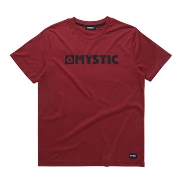 Mystic T-Shirt Brand Tee 333-Merlot 2022 Männer 1