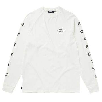 Mystic T-Shirt Bolt L/S Tee 109-Off White Herren 2024 Fashion 1