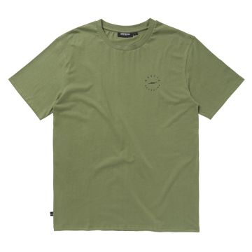 Mystic T-Shirt Stoked Tee 643-Dark Olive 2023 Männer 1