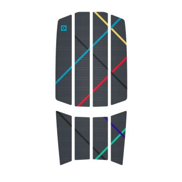 Duotone Kite Zubehör Traction Pad Team Front C56:dark-grey/stripes 2024 Bindungen 1