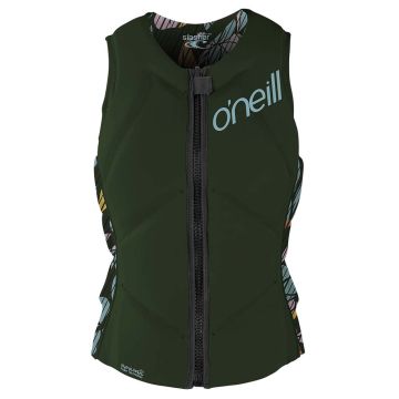 Oneill Prallschutzweste Wms Slasher Comp Vest GF4 DARKOLIVE/BAYLEN 2021 Wakeboarden 1
