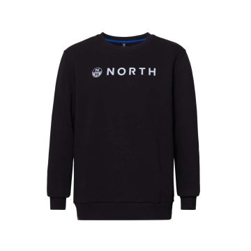 North Sails Pullover Brand Crew 900-Black 2022 Fashion 1