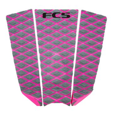 FCS Deckpad Fitzgibbons Grey/Bright Pink (co) Pads 1