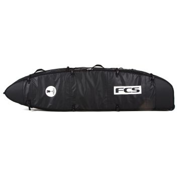 FCS Boardbag Travel 3 Wheelie Fun Board Black/Grey (co) Bags 1
