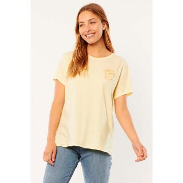 Sisstr T-Shirt ALL DAY S/S KNIT TEE LEM-Lemon 2022 Fashion 1