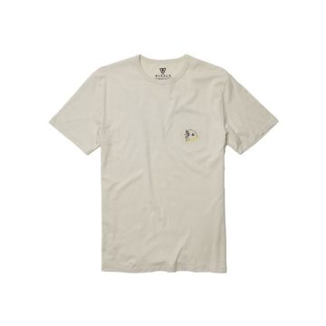 Vissla T-Shirt Shadow Bandit Organic PKT Tee BON-Bone 2022 Fashion 1