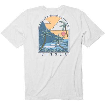 Vissla T-Shirt Bluffs SS PKT Tee-WHT White 2022 Fashion 1