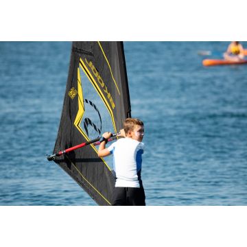 Point 7 Windsurf Segel SKOOL Beginners Black/ Yellow 2024 Kids 1