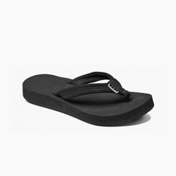 Reef Zehentrenner CUSHION BREEZE/WOMENS SANDALS/Synthetic BLACK/BLACK 2023 Fashion 1