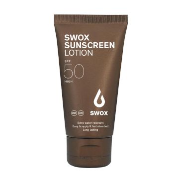 Swox Sonnenschutz Sunscreen Lotion SPF 50 - 50ml weiß (co) Sonnenschutz & Kosmetik 1