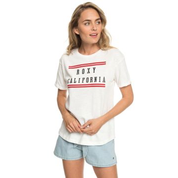Roxy T-Shirt FOLLOW ME TO THE BEACH B WBT0 Marshmallow 2019 Tops 1