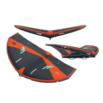 F-One Surf Wing STRIKE V4 A - ONYX / FLAME 2024 Wings 1