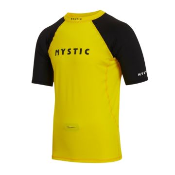 Mystic UV-Shirt Rashvest Event S/S Rashvest 250-Yellow 2024 Tops, Lycras, Rashvests 1