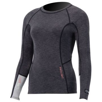 Pro Limit Neo-/ Thermotop Women’S Oxygen Neoprene Top Long Sleeve 2Mm 2 Black/Grey 2024 Neo-/Thermotops 1