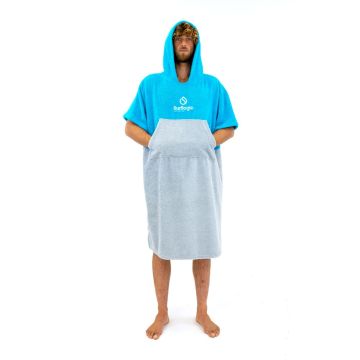 Surflogic Poncho Towel Poncho cyan/grey (co) Accessoires 1