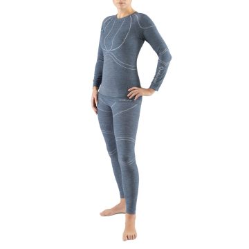 Viking First Layer Underwear Lana Pro Merino (Lady Set) dark grey Damen 2023 Wintersport 1