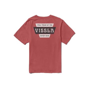 Vissla T-Shirt Stacks Premium PKT Tee BRK-Brick Herren 2024 Männer 1